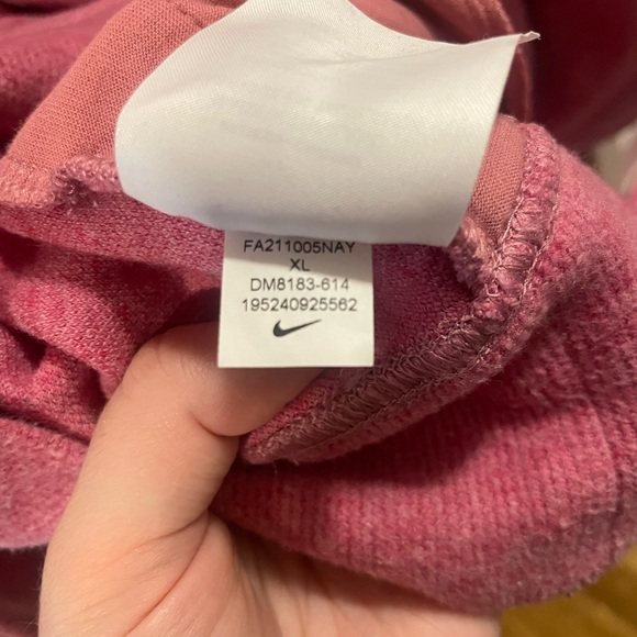 Nike Womens Therma Fit Pink Training Pullover 1/4 Zip Size XL - Picture 7 of 7